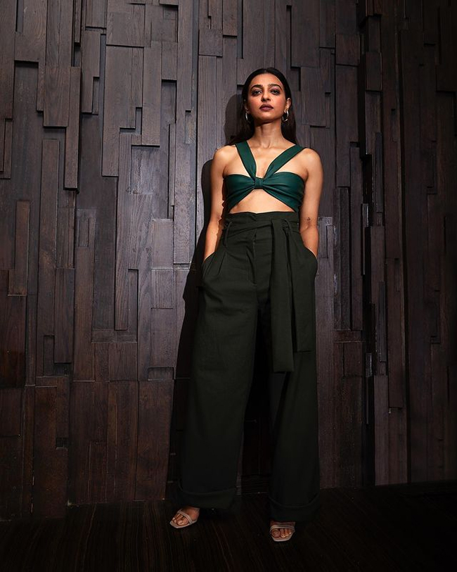 Staggering Clicks Of Radhika Apte in Designer Outfit